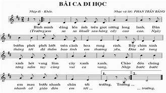 Bài Ca Đi Học Lời Bài Hát