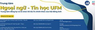 Trung Tâm Tin Học Ngoại Ngữ Ufm