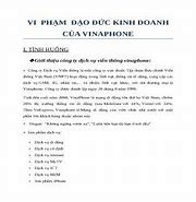 Vi Phạm Đạo Đức Kinh Doanh